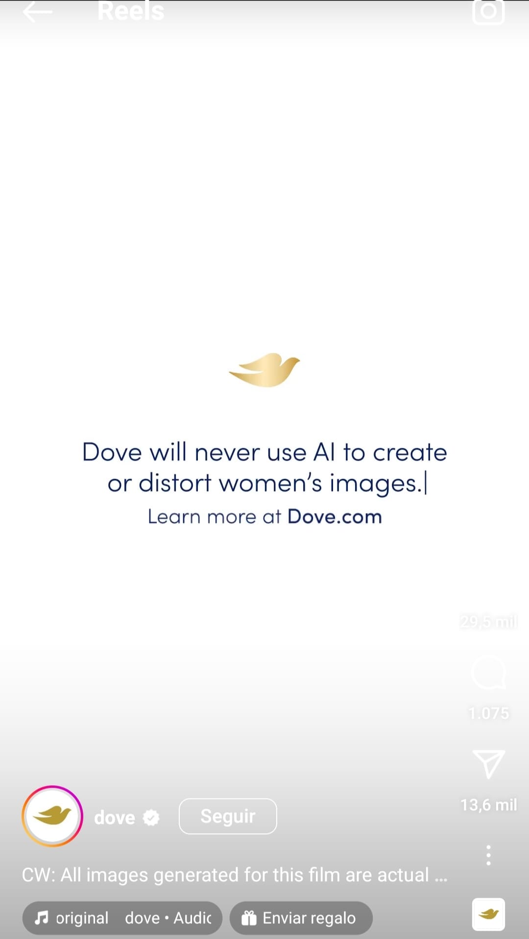 Ejemplos de copywriting - Dove